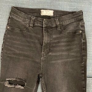Free people black skinny jeans